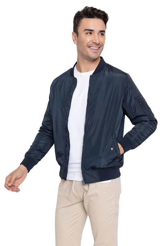 Image of Men's Quilted Winter Jacket /Full Sleeves /Puffer and Bomber
