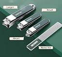 OLDA 10-in-1 Manicure Kit, Stainless Steel Nail Clipper Set with Anti-Splash Design, for Men and Women gallery image