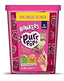 Bonkers Purrpops Freeze-Dried Cat Treats, Catnip and Chicken Flavors, Epic Value Pack, 32 Count