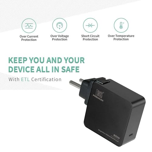 Image of MX Premium 60W PD 3.0 Fast Charger, Single Port USB-C, Foldable AC Plug, Smart Device Recognition, Compact Travel Charger