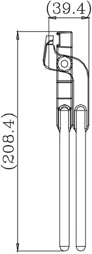 Miniatura 4 de Alicates C - Herramienta de cabecera de cierre para pestañas de radiador de automóviles y camiones - Herramienta de reparación de radiador de