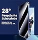 MAGIC JOHN 2 Stück für iPhone 16 ProMax(6,9 Zoll) für Panzerglas Sichtschutz, Auto-Dust-Eliminierung, Anti Spy, 9H Härte Folie, Einfache Installation, Bläschenfrei