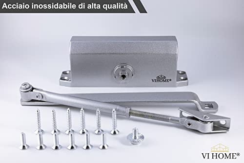 VI HOME Chiudiporta Automatico Regolabile con