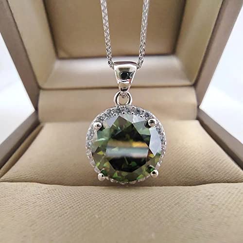 Collier Vert 11MM Argent S925, le cadeau idéal pour célébrer un moment précieux