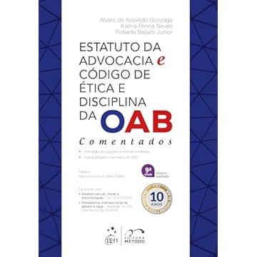 Capa do livro Estatuto da Advocacia e Código de Ética e Disciplina da Oab - Comentados - 9ª Edição 2025