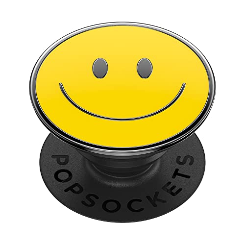 PopSockets PopGrip - Expanding Stand and Grip with Swappable Top - Enamel Be Happy