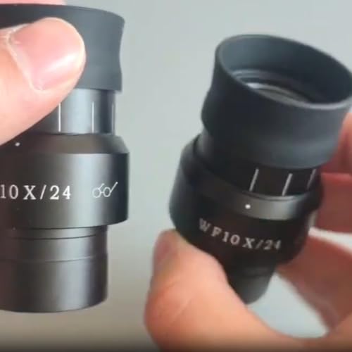 Oculaire pour microscope stéréoscopique WF10X 24mm grand angle binoculaire - 2