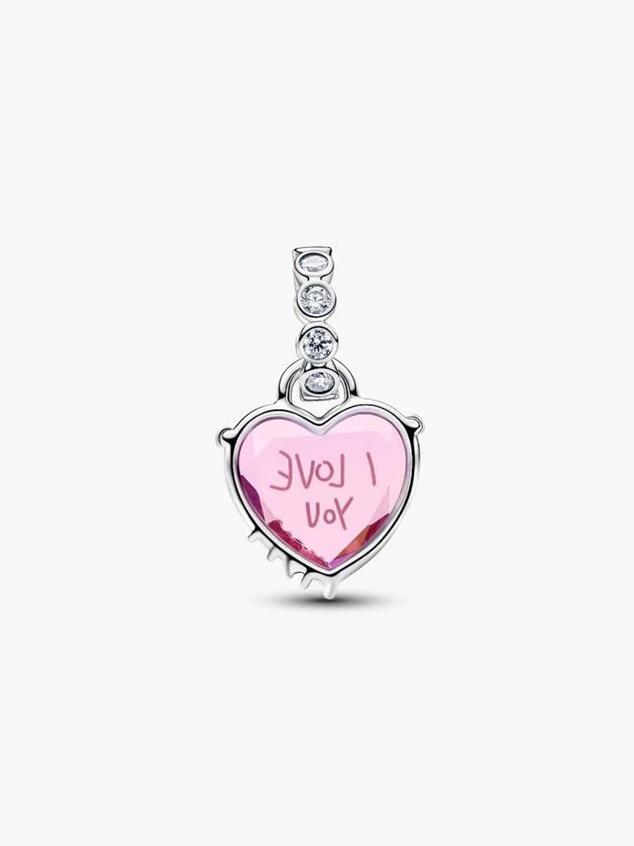 PANDORA I Love You Mom Dangle Charm 794464C01 Charm Anhänger