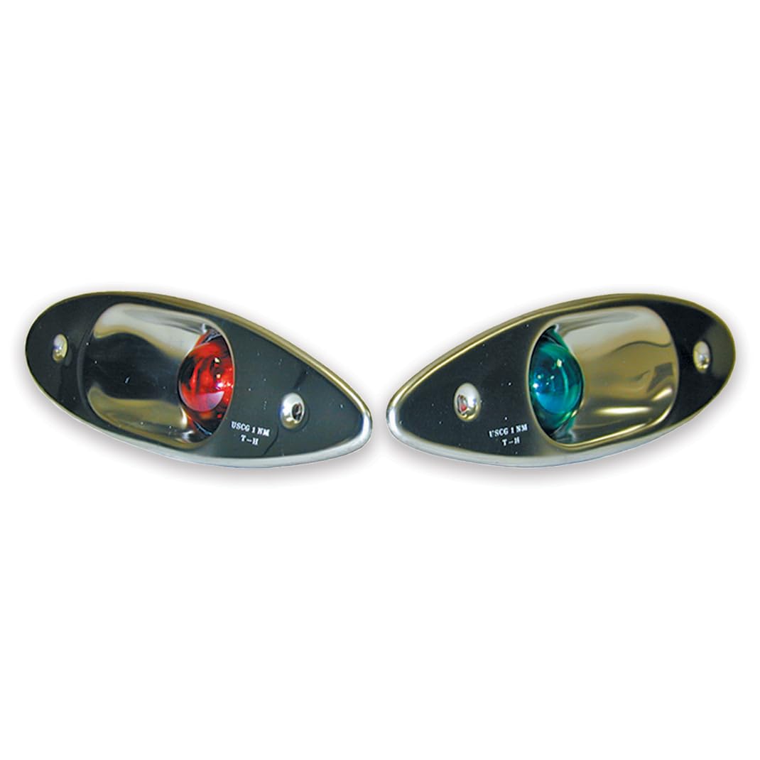 T&H Marine Shark Eye LED Navigation Light Set