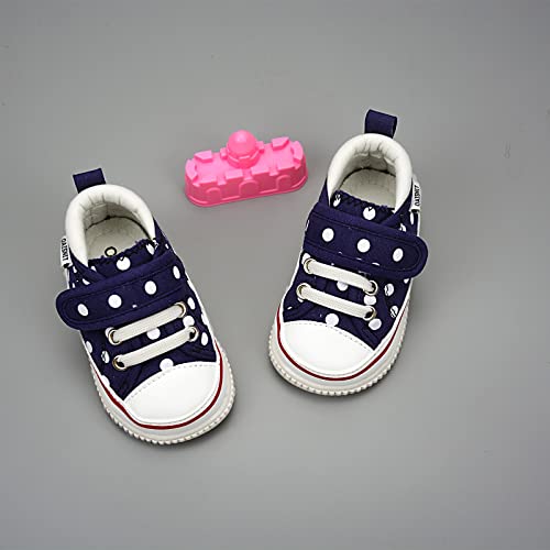 Baby Boys Girls Squeaky Shoes Anti-Slip Soft Rubber Sole Canvas Sneakers Toddler First Walkers4