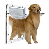 HUNDEGESCHIRR Haustierklappe Haustiertüre Fuer Hunde Katze, Katzentür Katzenklappe Haustier-Hundetür Mit Automatisch Heruntergefahren Haustierklappe Hundeklappe Katzenklapp Für Fliegengitter