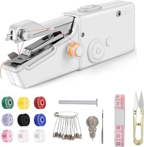 Machine à Coudre Portable, Mini Machine à Coudre Pour Debutant et Adultes, Couture rapide avec...