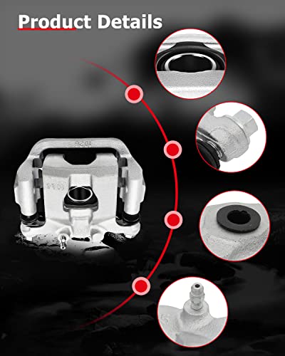 Image of cciyu 19B2780 19B2781 Rear Left & Right Disc Brake Calipers with Bracket fit For Nissan For Altima 2002-2006 2013-2018,For Nissan For Maxima 2003-2006 2019-2021