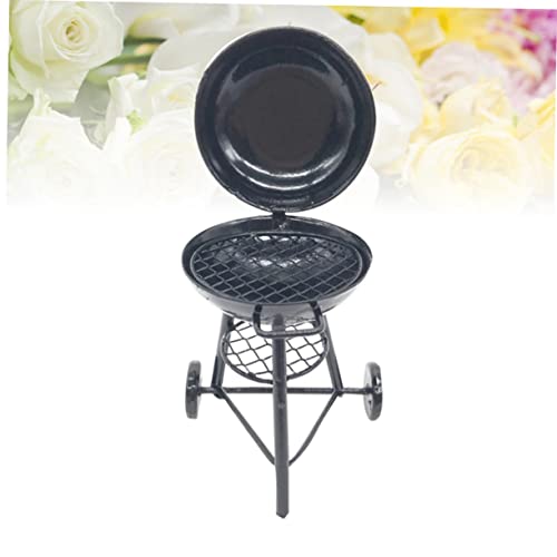 ADOCARN Mini Grelha Torrador Forno Conjuntos Para Grelhar Ao Ar Livre Casas De Bonecas Grelha Circul