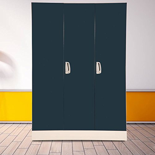 Godrej Interio Slimline 3 WL Metal Almirah (Finish Color Pacific Blue