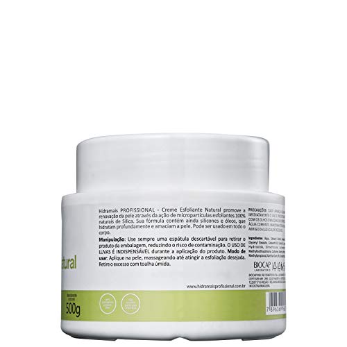 Creme Esfoliante Natural Hidramais com Vitamina E - 500g