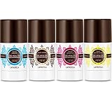 Lavanila Aluminum Free Mini Deodorant 4-Pack - Includes Fresh Vanilla Lemon, Pure Vanilla, Vanilla G