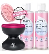Alyfini Makeup Cleaning Tool Kit - Electric Makeup Brush Cleaner Machine and Makeup Brush Sponge ...