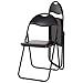 MACOShopde by MACO Möbel Klappstuhl Faltstuhl Gästestuhl Stuhl Metall in schwarz PVC 2er Set