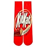 Kacolor Sox Mens Crazy Funny Cool 3D Print Pattern Novelty Crew Tube Socks (KitKat)