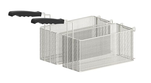 Casselin CL2PF16 - Lot De 2 Paniers 6,5L Pour Friteuse 16 Litres