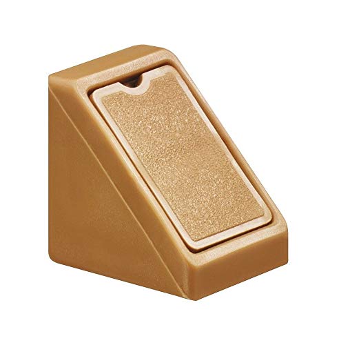 Corner Connecting Shelving Blocks Shelf Support Bracket Plastic Plinth Fixing Beige x500