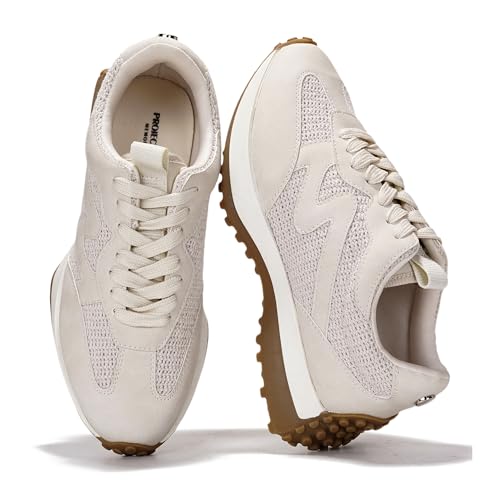 Image of Project Cloud Trendy Fashion Sneakers for Women 2026 - Memory Foam and Non-Slip Comfortable Casual Ladies Shoes for Womens Fashion Sneakers - Lightweight Lace-up Shoes (Lecco)