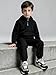 Zylvae Kid Boys' CLothes Half-Zip Hoodie Top and Sweatpants Set Fall Outfit for Ages (12-13T)