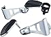 Kuryakyn 8955 Motorcycle Accessory: Adjustable Passenger Armrests for 2014-19 Harley-Davidson Touring & Tri Glide Motorcycles, Chrome, 1 Pair