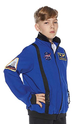 UNDERWRAPS Kid's Children's Astronaut Costume Jacket - Blue Childrens Costume, Blue, Large