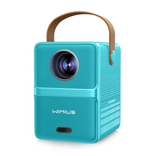 Mini Projector with Rechargeable Battery, Wimius Q2 Pocket Portable Projector