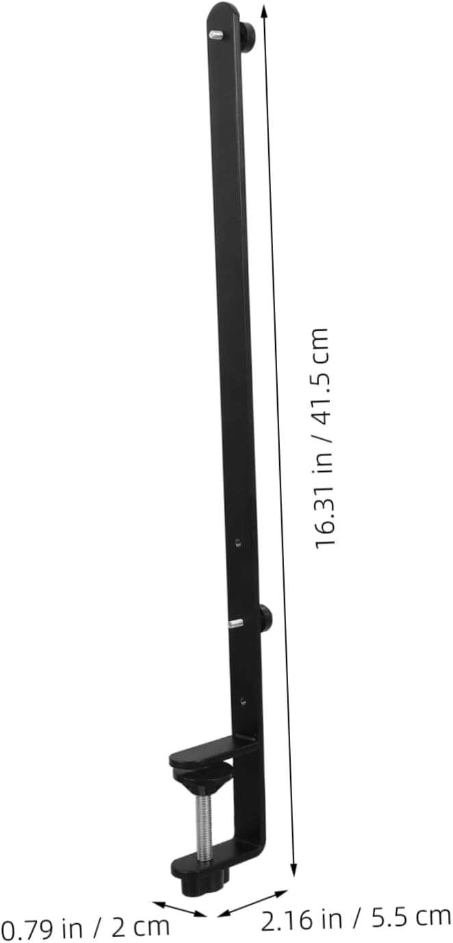 2pcs Sturdy Desk Stand Folding Shelf Brackets Heavy Duty for Office Desk Accessories Adjustable Table Laptop Riser