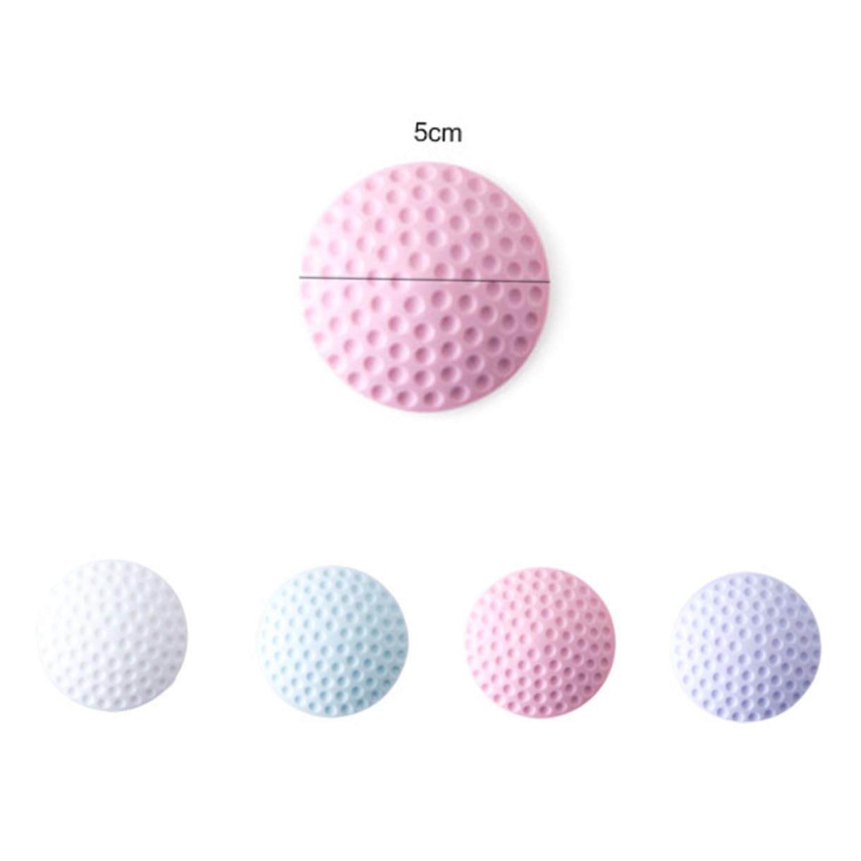 FUNOMOCYA 4pcs Door Rear Wall Crash Pad Mute Anti-Collision Pad Wall Stick Absorbers Rubber Noise Reduction