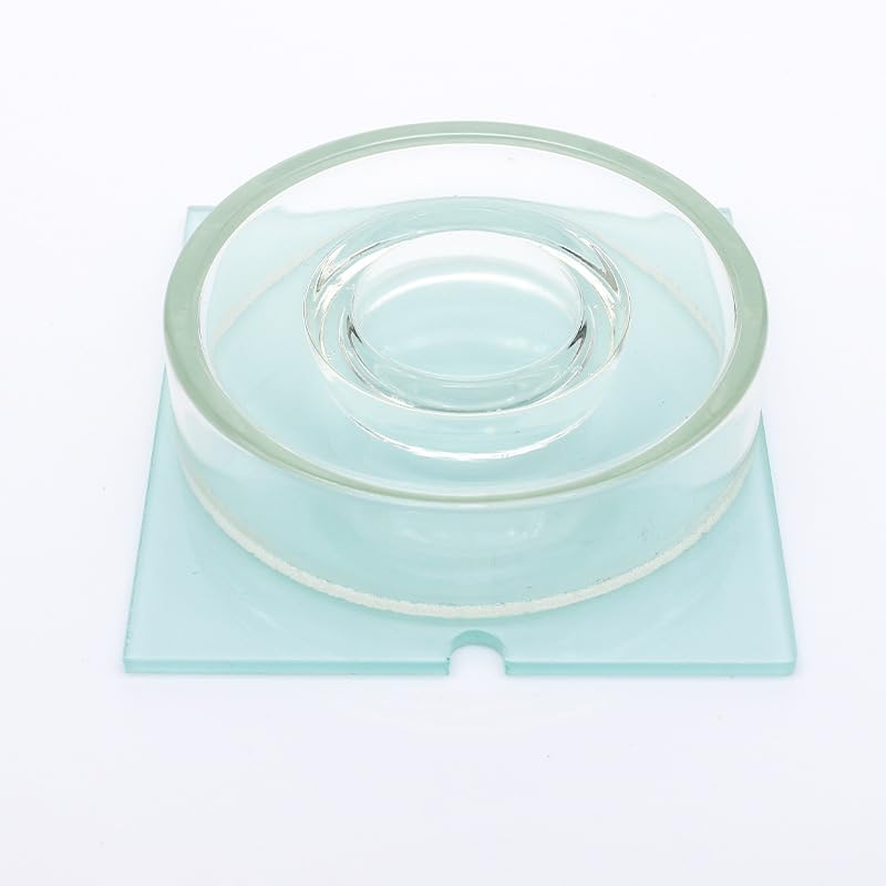 Disque de diffusion en verre for laboratoire, diamètre intérieur 90 mm, diamètre extérieur 100 mm, plaque de verre résistante aux hautes températures