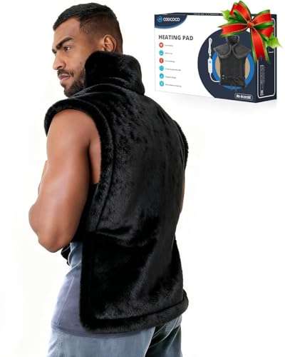 CooCoCo Large Heating Pad for Back Pain Relief, Electric Heat Pad for Neck and Shoulders, FSA Eligible Back Heated Pad, HSA Store Eligible Items, ETL Certified, 24"x37"