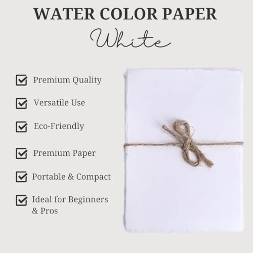 Papier fait main coton vierge Bless International pour dessin et artisanat