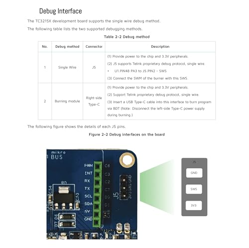 Placa de desarrollo TC3215 para solucionar fallos de diseño en evaluación TC3215X 5