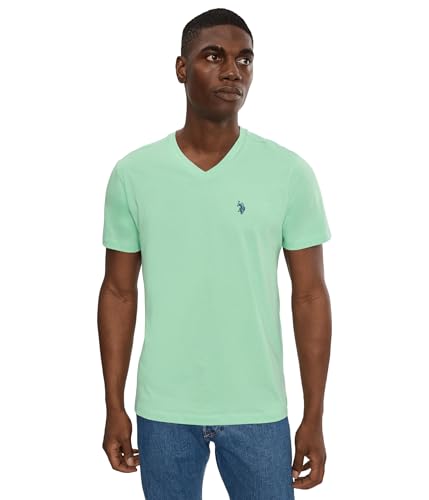 Image of U.S. Polo Assn. Men's Solid V‑Neck T-Shirt