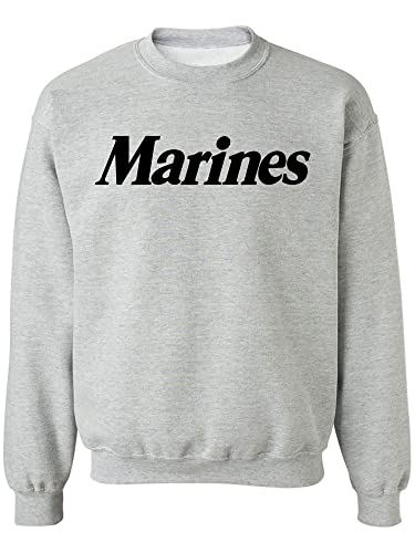 zerogravitee Marines Crewneck Sweatshirt in Gray