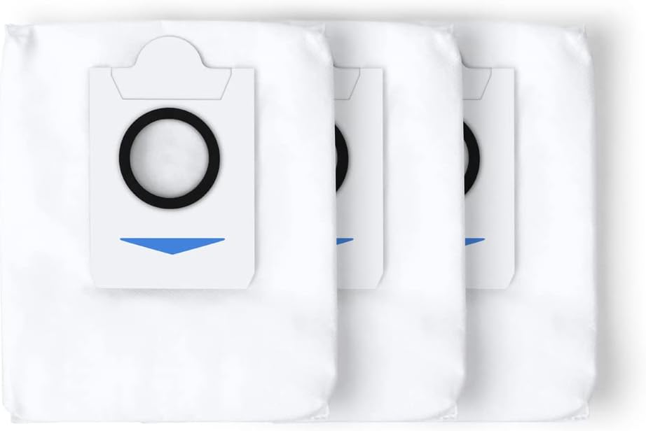 ECOVACS Original Accessory Dust Bag (Pack of 3) for DEEBOT X1 Omni & T20 Omni | High-Capacity 2.5L Replacement Bags (Not Compatible with Other Models)