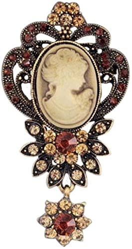 Generic Kopf Statue Brosche Vintage Cameo Pin Anhänger Schmuck für Frauen Mädchen Schön und attraktiv Generic Kopf Statue Brosche Vintage Cameo Pin Anhänger Schmuck für Frauen Mädchen Schön und attraktiv