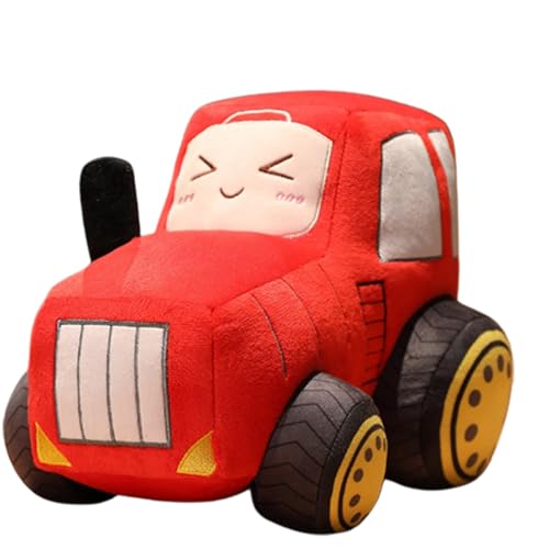 Peluche tracteur moelleuse et coussin de dossier ergonomique