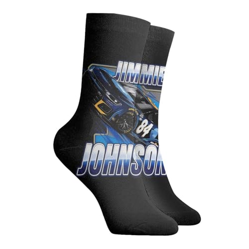 Jimmie Johnson 48 Running Socks Athletic Ventilating Comfort Fit Performance Cool Wicking Crew Socks for Unisex2