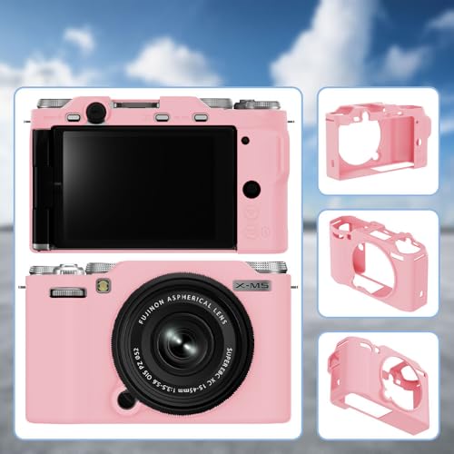Funda de silicona para Fujifilm X-M5 con protector miniatura 5