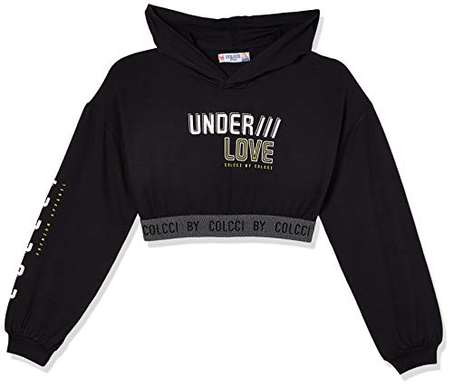 Colcci Fun Blusa de Moletom Estampada: Under Love, 16, Preto