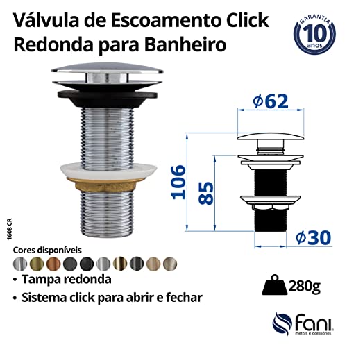 Válvula Click Redonda 1