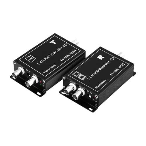 Image of YUGSHNKFC Coaxial Multiplexer Processing Device for Two Channel Coaxial Transfer in Commercial Security Systems Camera Signals Mixer