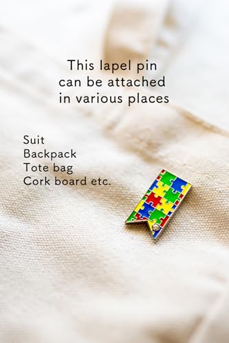 Image of Awareness Ribbon Lapel Pin Ribbon Support Colors Brooch Pin Badges