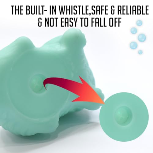 Image of Amazon Brand - Jam & Honey Baby Bath Toy Set of 10 for Toddlers I Colorful Combo of Farm Animals I Floating Bath Chuchu Toys (Multicolor)