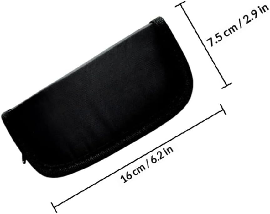 MAGICLULU Oxford Cloth Darts Bag Portable Multi-grid Darts Carrying Case Zippered Compact Black for Casual Activities and Game Room